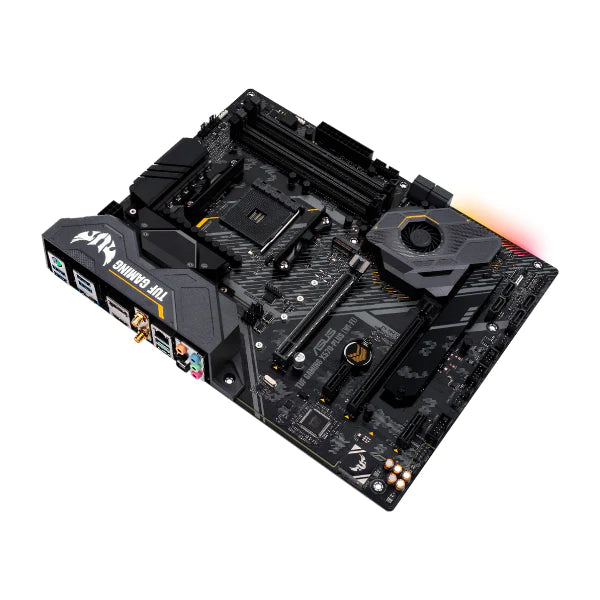 Tarjeta Madre ASUS AM4 TUF Gaming X570-Plus (Wi-Fi) AM4 Zen 3 Ryzen 5000 & 3rd Gen Ryzen ATX PCIe 4.0, Dual M.2, 12+2 Dr. MOS Motherboard