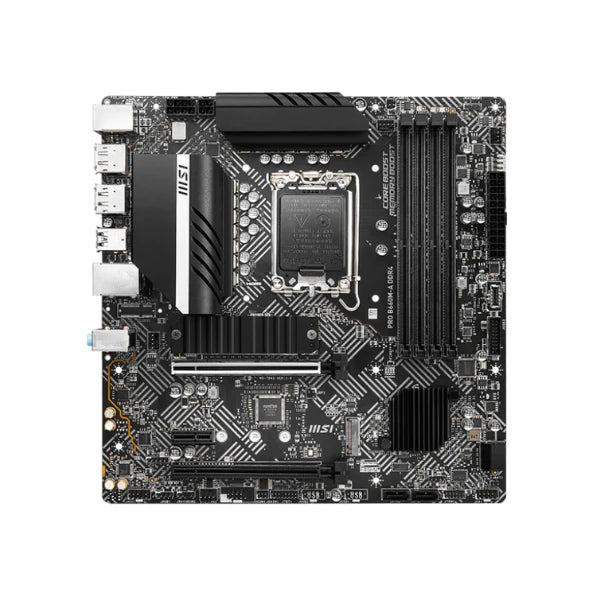 Tarjeta Madre MSI PRO B660M-A WiFi 6 ProSeries Micro-ATX LGA1700 DDR5 hasta 128GB PCIe 4.0 2.5G LAN