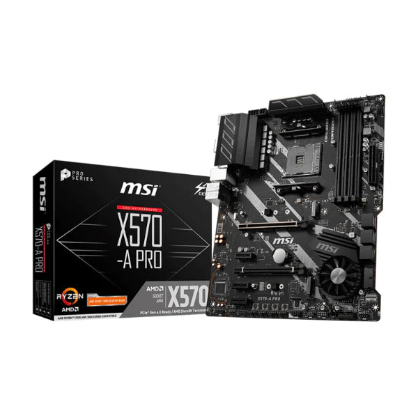 Tarjeta Madre MSI X570-A PRO AMD AM4, DDR4, PCIe 4.0, SATA 6GB/s, M.2, USB 3.2 Gen 2, HDMI, ATX Motherboard