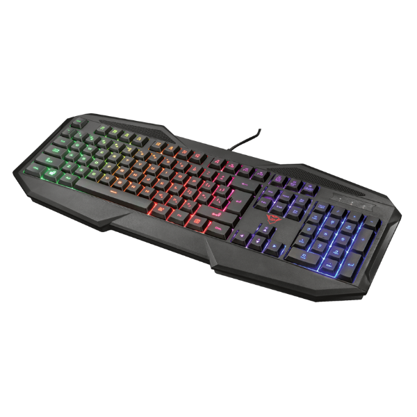 teclado trust avonn usb rgb lights anti ghosting