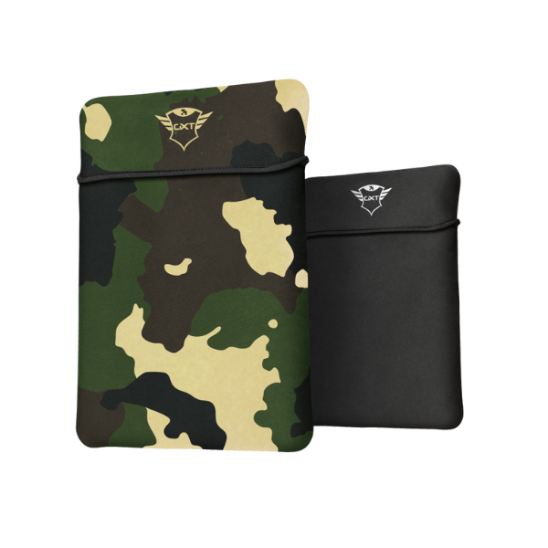 funda reversible color verde y color negro