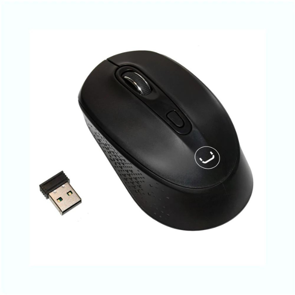Mouse Unno Tekno MS6528BK Contour Inalambrico Negro