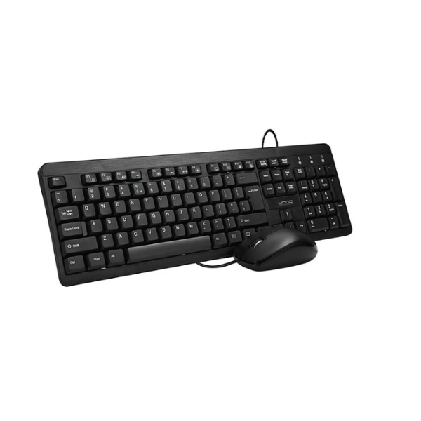 Kit de Teclado Y Mouse Unno Tekno Klass Usb Español Kb6721Bk