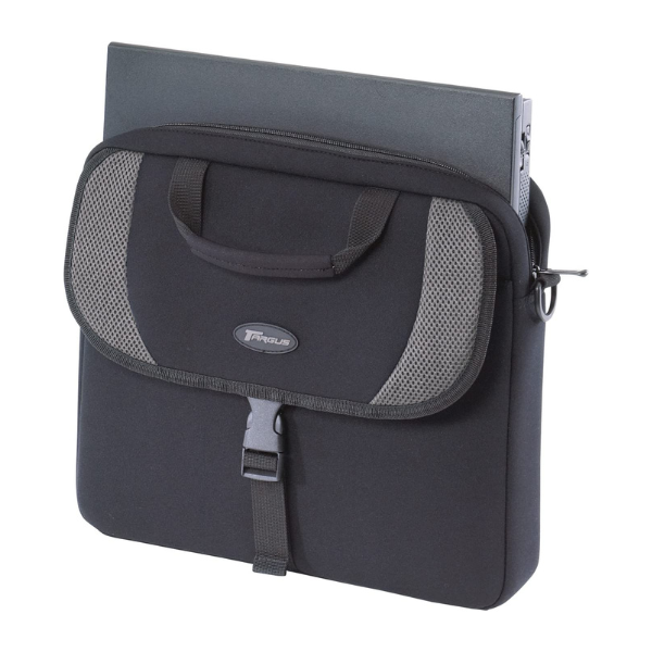 Maletin Targus Portatil para Laptop 15.4" Nylon Negro- Gris CVR200