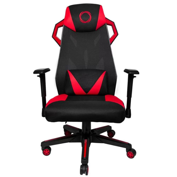 Silla Nibio Gaming Rex T01 Reclinable Nylon Negro - Rojo Cs-5055-Aa-R