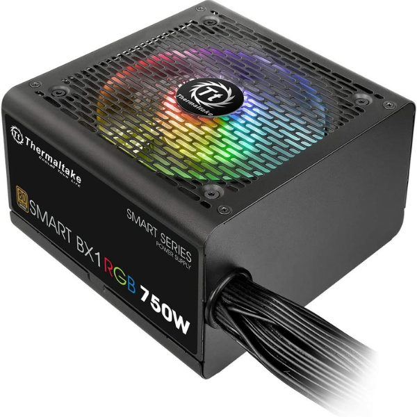 Fuente de Poder Thermaltake Smart BX1 RGB 80+ Bronze 750W SLI/Crossfire Haswell Ready Continuous ATX12V v2.31 / EPS 12V 0