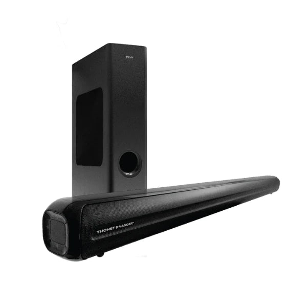 Cornetas Thonet & Vander Kino Cinema 150W 2.1 Bluetooth + Rca + Aux 3.5Mm + Hdmi + Coaxial + Optico Kino Soundbar