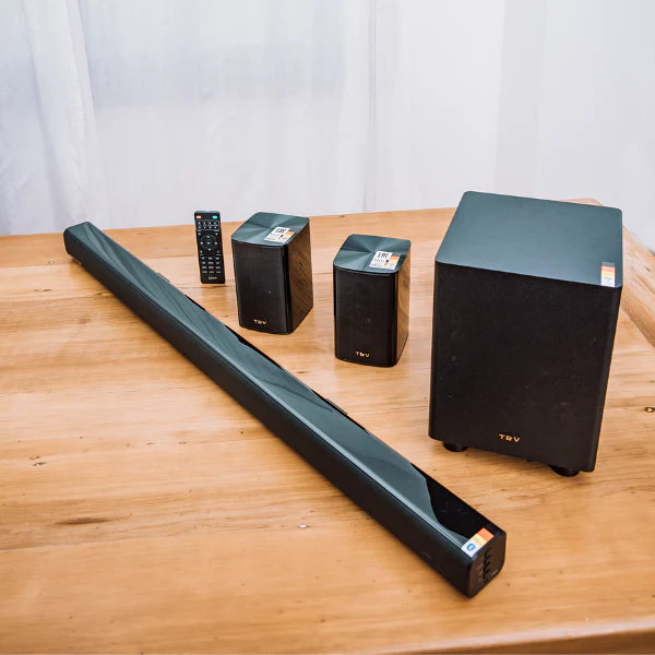 Cornetas Thonet & Vander 1000W Home Theater 5.1 Bluetooth + Rca + Aux 3.5Mm + Hdmi Rein