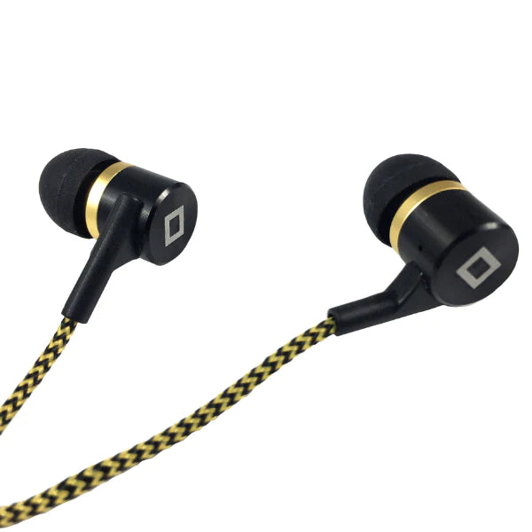 Audifonos Thonet & Vander 5Mw Aux 3.5Mm Cable Trenzado En Tela Amarillo Y Negro Klein