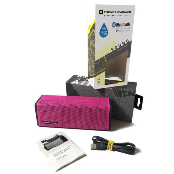 Cornetas Thonet & Vander 50W Bluetooth + Aux 3.5Mm Frei Pink