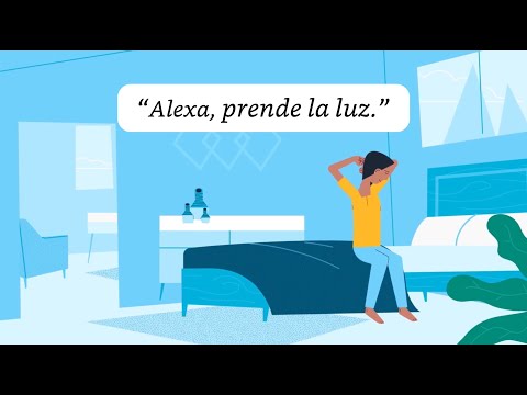 Corneta-Inteligente-Echo-Dot-Azul-celeste-con-reloj-video