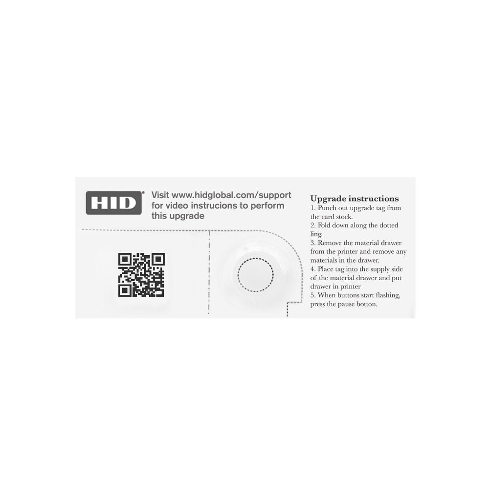 Tag para habilitar módulo de volteo Hid 047736