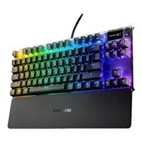 Teclado mecánico SteelSeries Apex 7 TKL RGB con cable - Black - QX2 Red Linear Switches