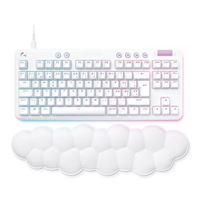 Teclado gaming Logitech G713 con cable - White - Tactile