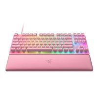 Teclado gaming con cable Razer Huntsman V2 Tenkeyless con switches ópticos lineales Quartz