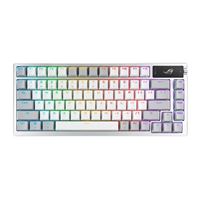 ASUS ROG Azoth Moonlight White Wireless 75% RGB Backlit Custom Mechanical Gaming Keyboard - ROG NX Snow Switches