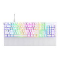 Teclado de tamaño completo NZXT Function 2 con cable - White - NZXT Swift Linear Switches