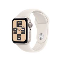 Smartwatch Apple Watch SE 2da Gen GPS 40mm Caja de Aluminio Starlight con Correa Deportiva Starlight