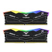 Memoria RAM DDR5 TeamGroup T-FORCE DELTA RGB 32GB (2x16GB) 6000MHz CL28 Dual Channel - Negra