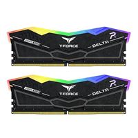 Memoria RAM DDR5 TeamGroup T-FORCE DELTA RGB 32GB (2x16GB) 6400MHz CL32 Dual Channel - Negra