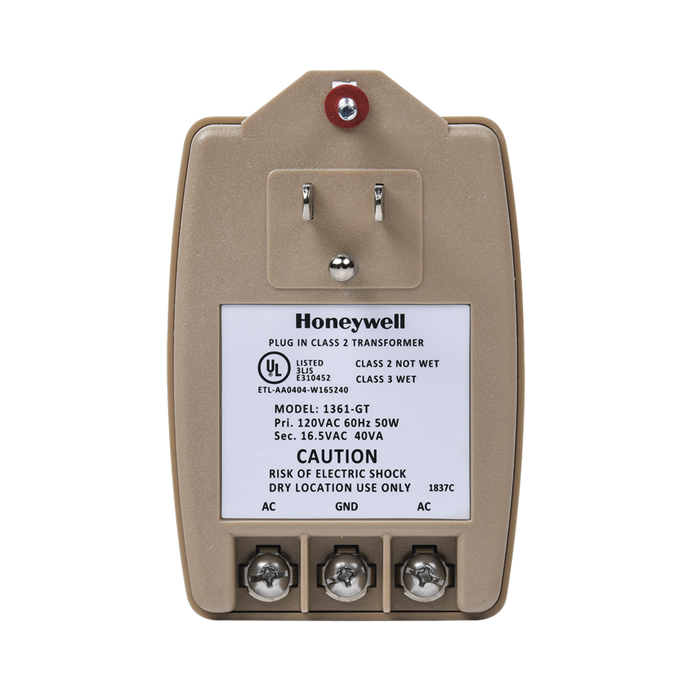 Transformador de 16.5Vca Honeywell Home Resideo 1361-GT