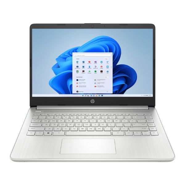 Laptop HP 14-DQ3502LA Intel Celeron N4120 (2.6GHz) 4 GB RAM 128 GB SSD 14" Intel UHD 600 Natural Silver