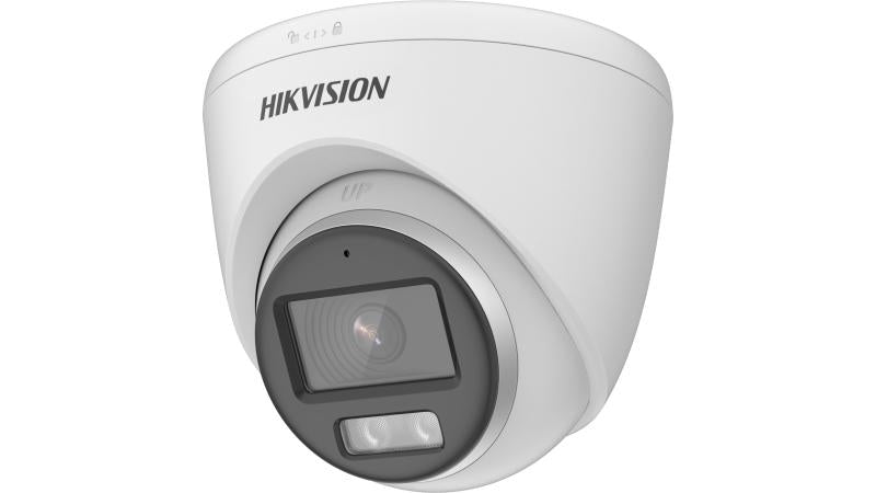 Cámara de Seguridad Hikvision - Turret TURBOHD 3K (5MP) - Micrófono Integrado - Lente 2.8 mm - Imagen a color 24 - DS-2C