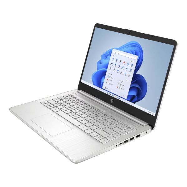 Laptop HP 14-DQ3502LA Intel Celeron N4120 (2.6GHz) 4 GB RAM 128 GB SSD 14" Intel UHD 600 Natural Silver