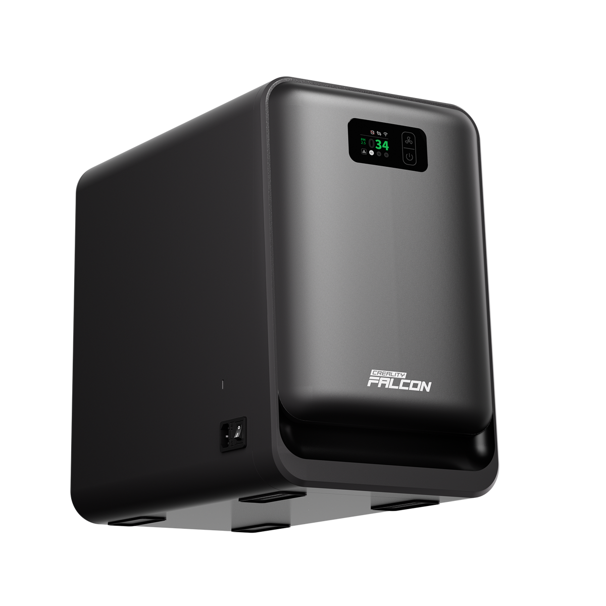 Purificador de humo láser Creality Falcon AP1: flujo de aire 360°, succión potente (20 m/s, 250 m³/h, 1700 Pa), filtraci