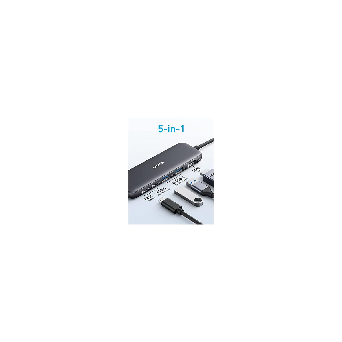 Hub USB Anker USB-C 332 (5 en 1) - vista 2