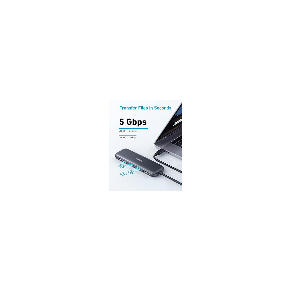 Hub USB Anker USB-C 332 (5 en 1) - vista 4