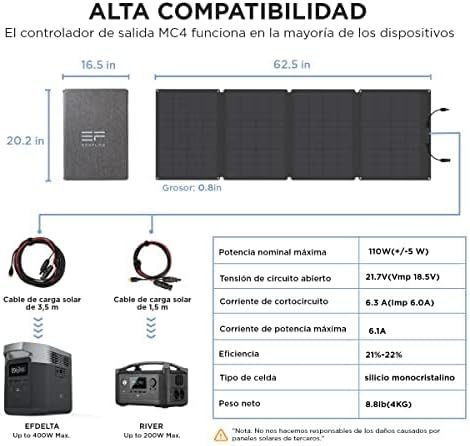 Panel-Solar-Portátil-EcoFlow-110-W-Plegable-con-Estuche-de-Transporte-7
