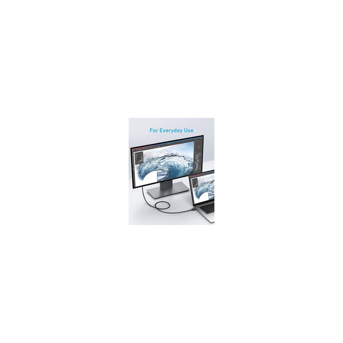 Conmutador Anker HDMI, 4K 60Hz HDMI Switcher Cable HDMI 8K @60Hz, 6 pies - vista 9