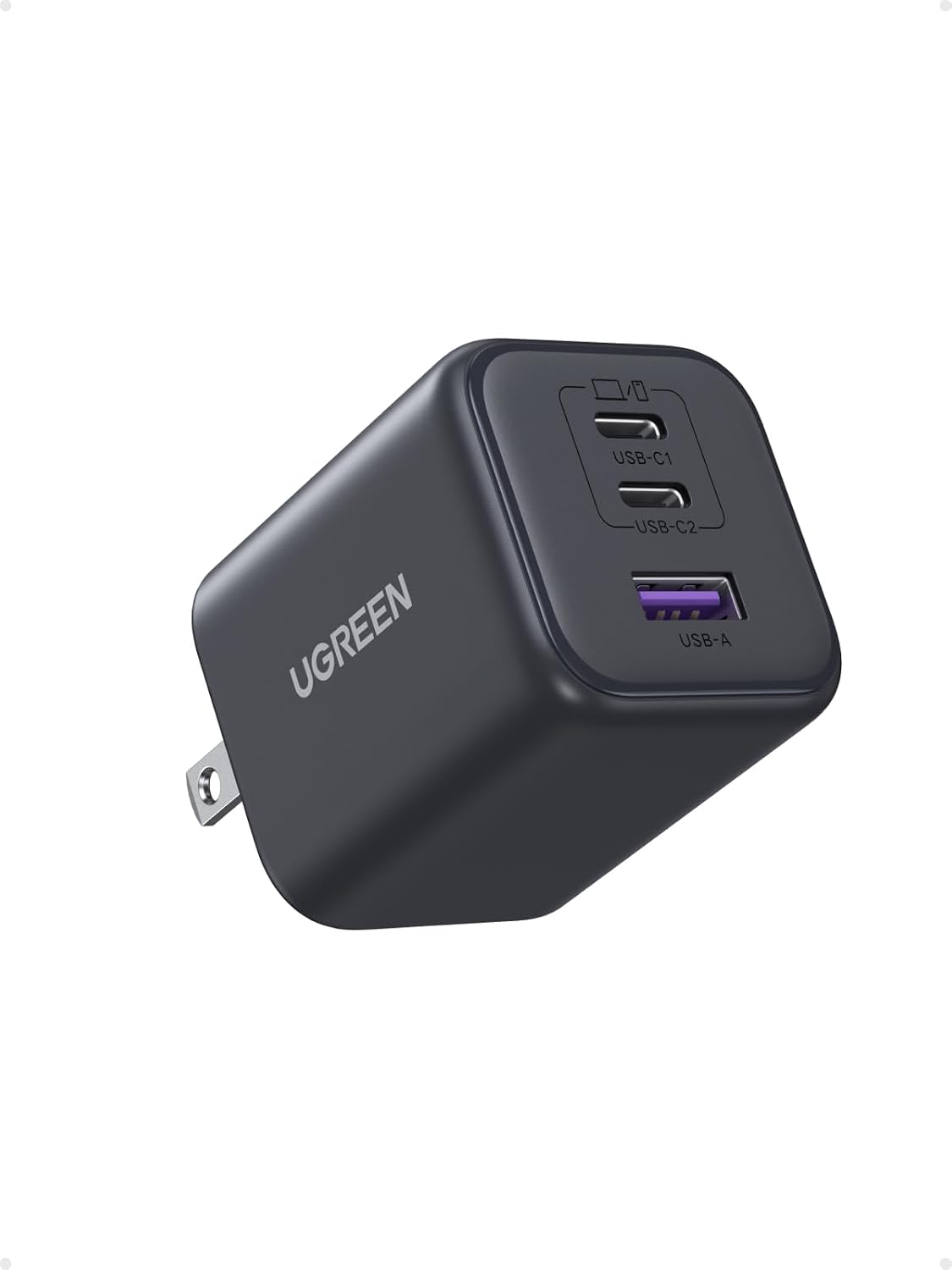 Cargador-de-Pared-UGREEN-GaN-USB-C-45-W-de-3-Puertos-PPS-portada