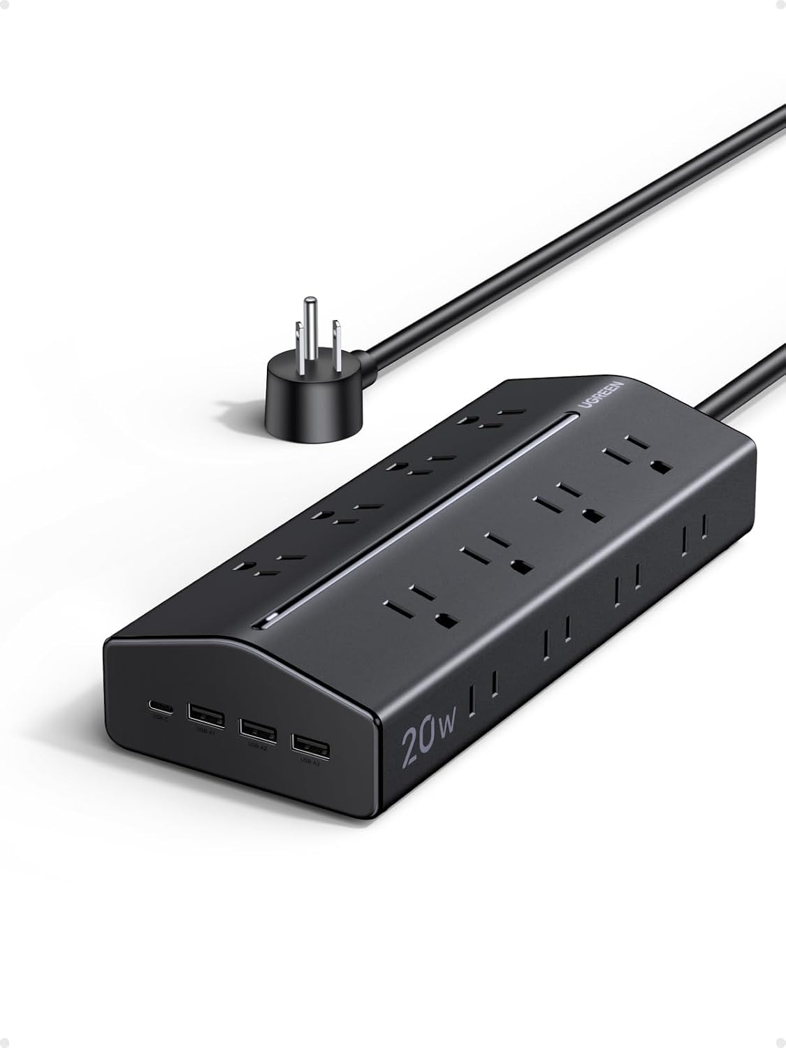Regleta-Protectora-UGREEN-20-en-1-con-GaN-de-20-W-y-Cable-de-1-5-m-portada