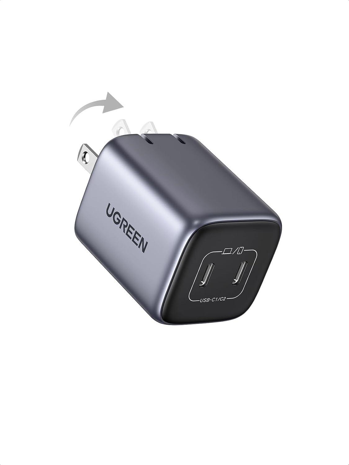 Cargador-de-Pared-UGREEN-Nexode-45-W-GaN-de-2-Puertos-USB-C-9