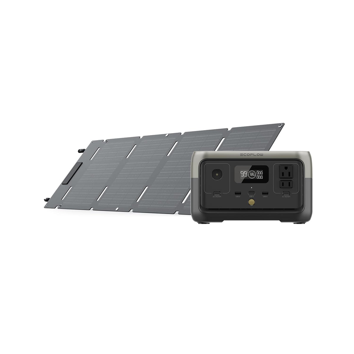 Estacion-de-Energia-Portatil-EcoFlow-RIVER-2-256-Wh-600-W-con-Panel-Solar-de-45-W-portada