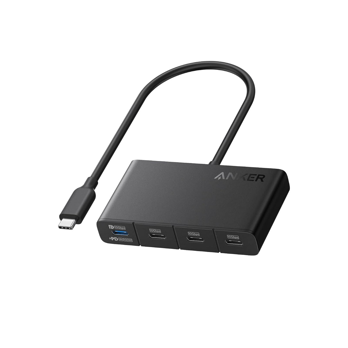 Hub USB Anker USB-C, adaptador USBC a USBC de 4 puertos, divisor USB C multipuerto, concentrador de pantalla USB 3.2