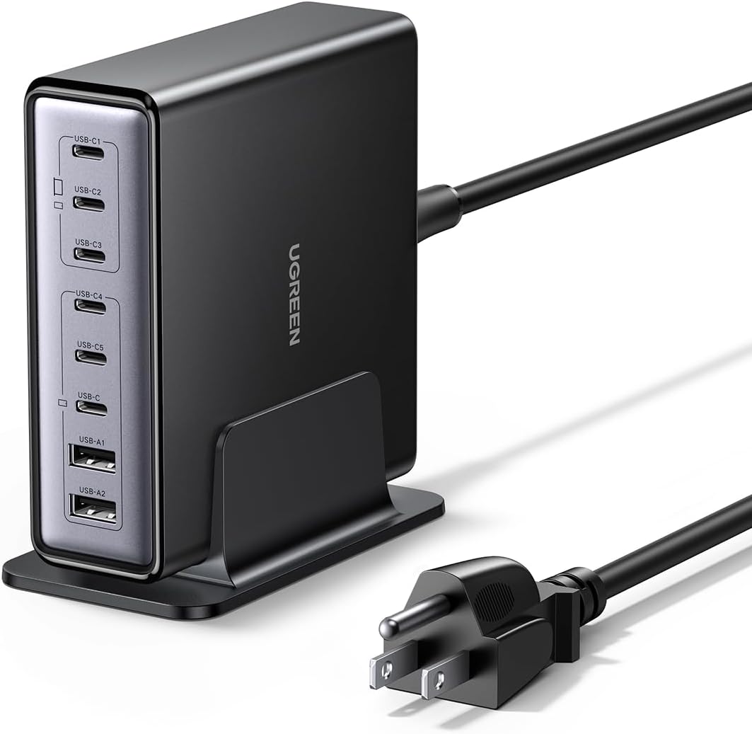 Estación-de-Carga-UGREEN-Nexode-200-W-de-8-Puertos-USB-C-con-PD-100-W-portada