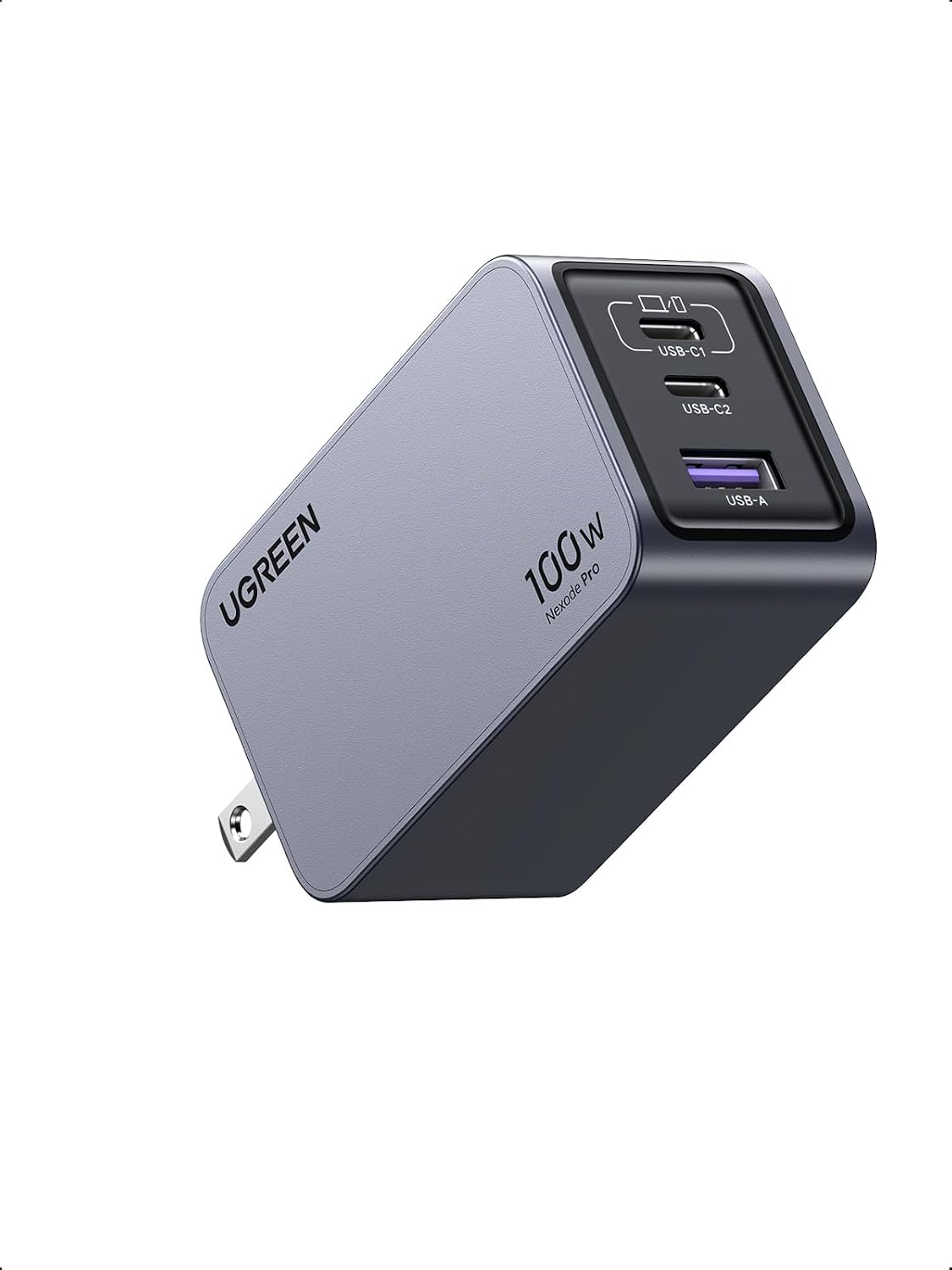 Cargador-de-Pared-UGREEN-Nexode-Pro-100-W-GaN-de-3-Puertos-USB-C-portada