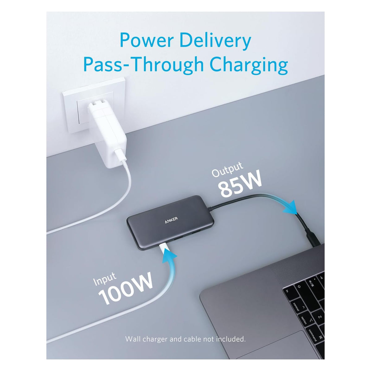 Hub USB Anker USB C, concentrador USBC multipuerto 7 en 1, adaptador HDMI USB-C - vista 3