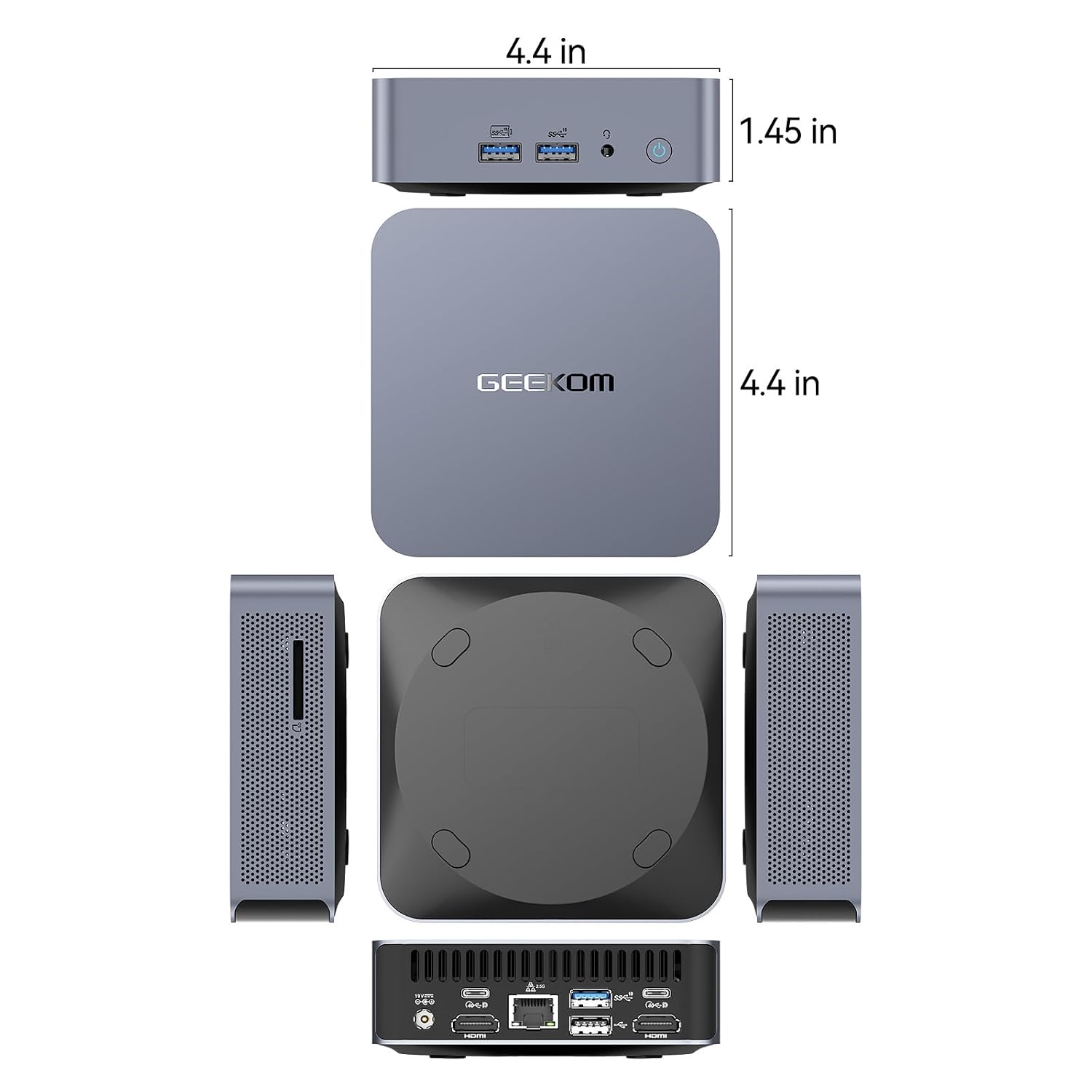 Mini PC GEEKOM GT12 Pro 32 GB RAM 1 TB SSD, con i7-12650H y Windows