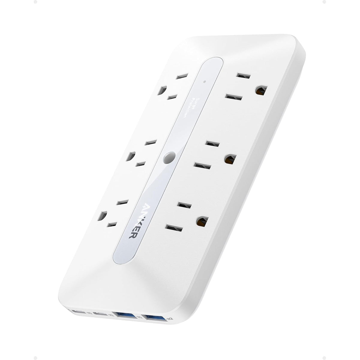 Regleta Anker Extensor de toma, regleta de alimentación 10 en 1 con protector de