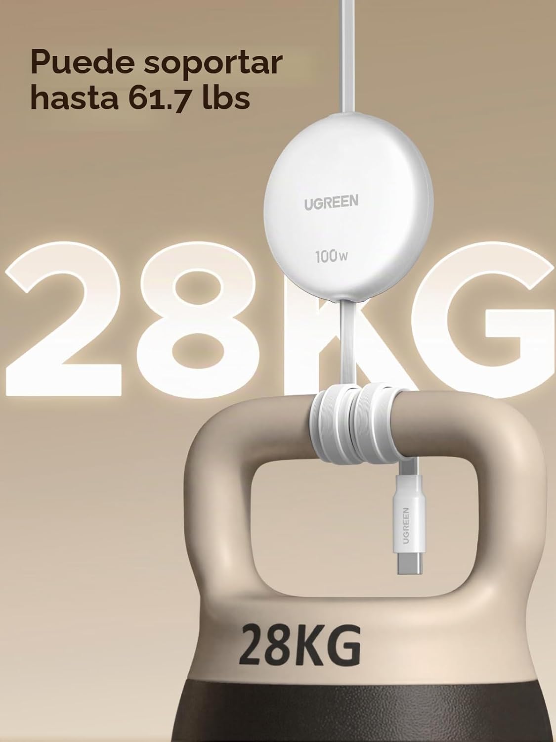 Cable-USB-C-Retráctil-UGREEN-100-W-de-Carga-Rápida-4