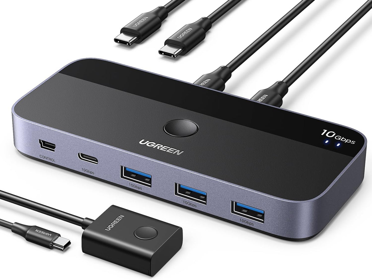 Conmutador-USB-C-UGREEN-para-2-Computadoras-con-4-Puertos-USB-3-2-de-10-Gbps-portada
