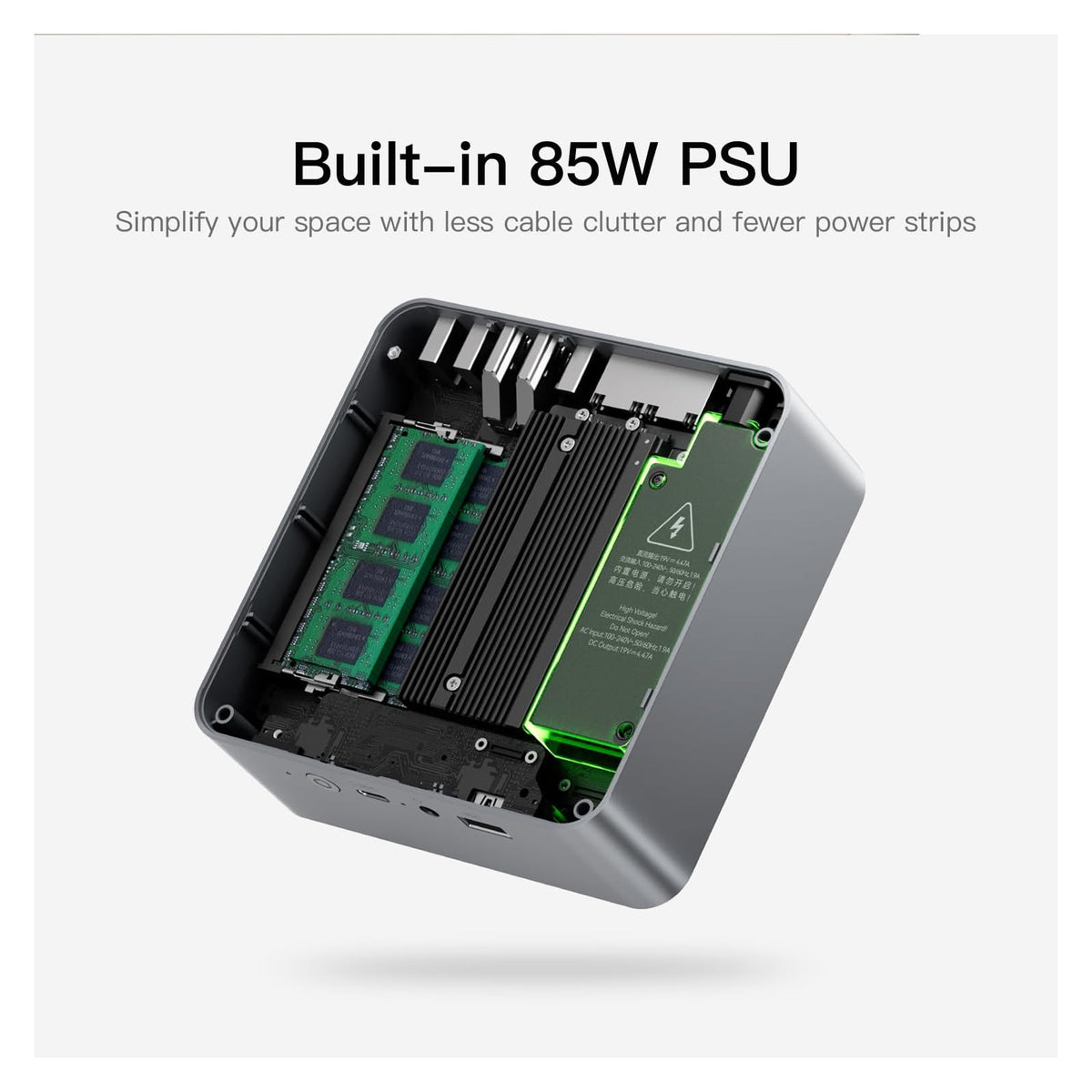 Mini PC Beelink EQR5 16 GB RAM 500 GB SSD, con AMD Ryzen 3 7330U - vista 3