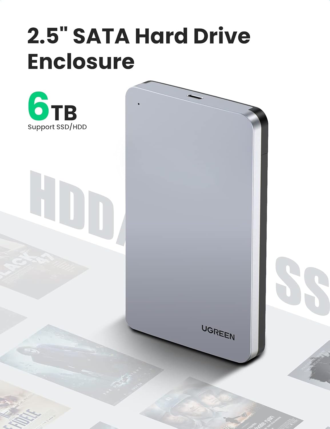 Carcasa-de-Disco-Duro-UGREEN-USB-C-para-SSD-HDD-SATA-de-2-5-pulgadas-de-Aluminio-2