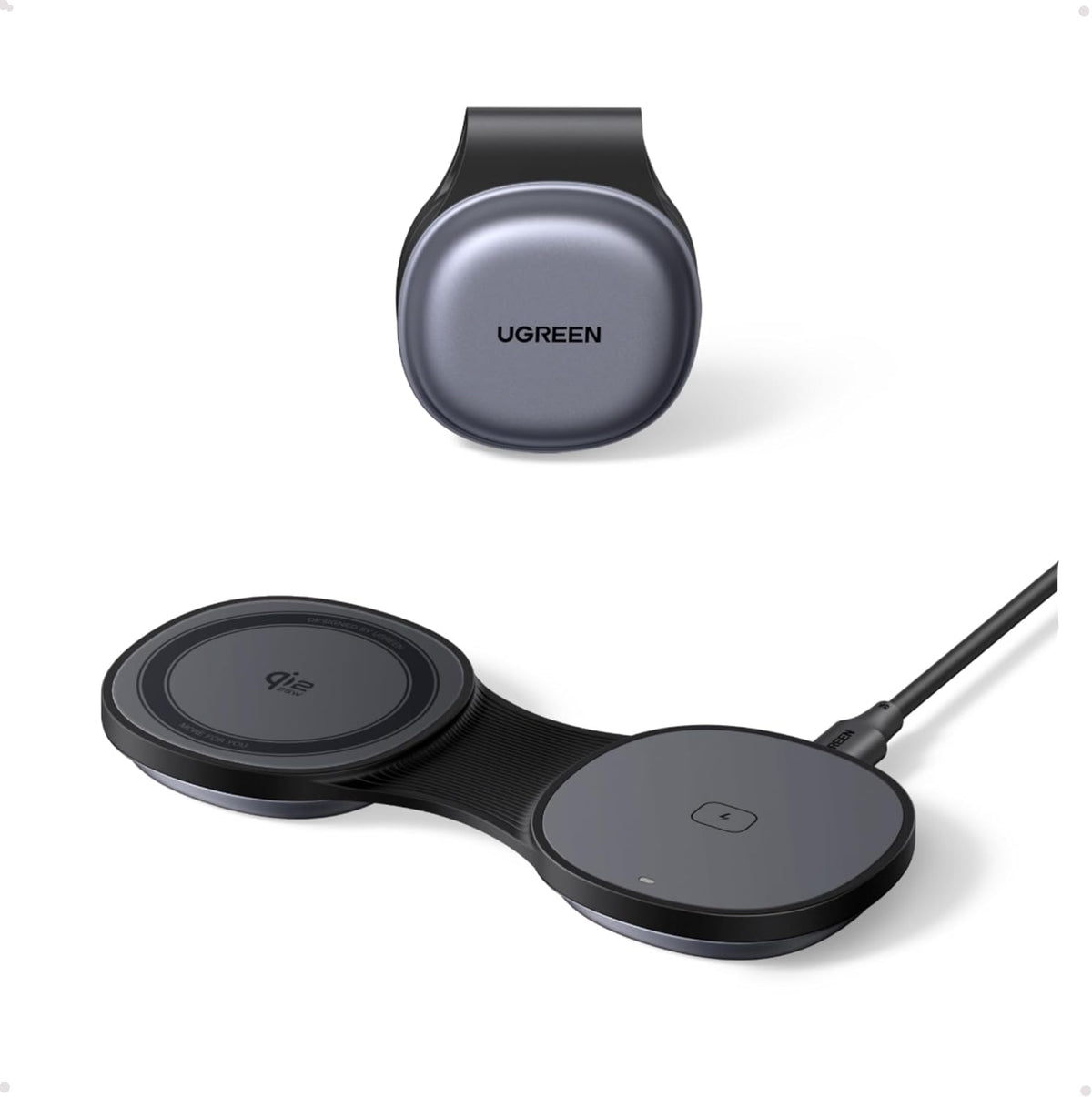 Cargador-Inalámbrico-UGREEN-MagFlow-2-en-1-Plegable-de-Bolsillo-de-25-W-portada