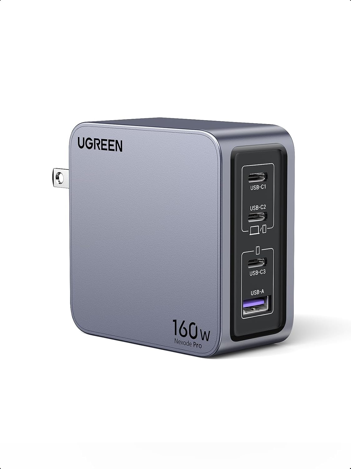 Cargador-UGREEN-Nexode-Pro-160-W-GaN-USB-C-para-Laptop-PD-3-1-portada