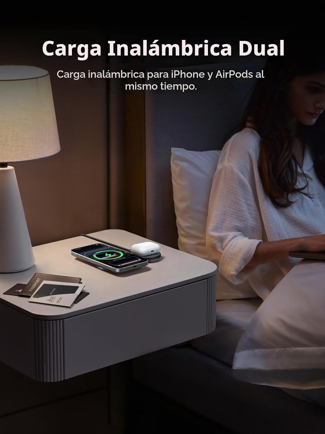 Cargador-Inalámbrico-UGREEN-MagFlow-2-en-1-Plegable-de-Bolsillo-de-25-W-5